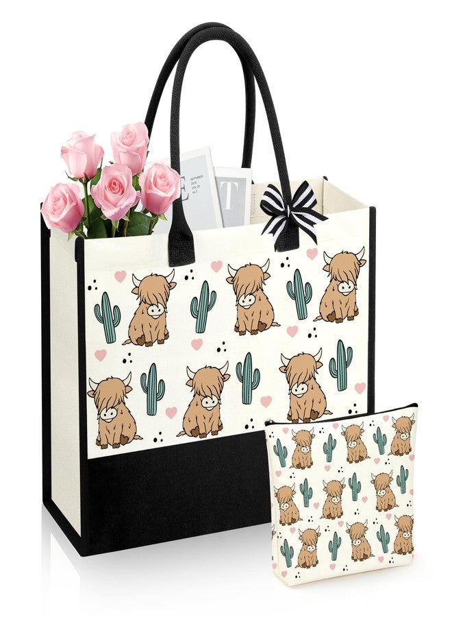 SiplyHaven Highland Cow Gifts For Women Highland Cows Valentines Day Birthday Gifts Western Gift For Women - Image 1
